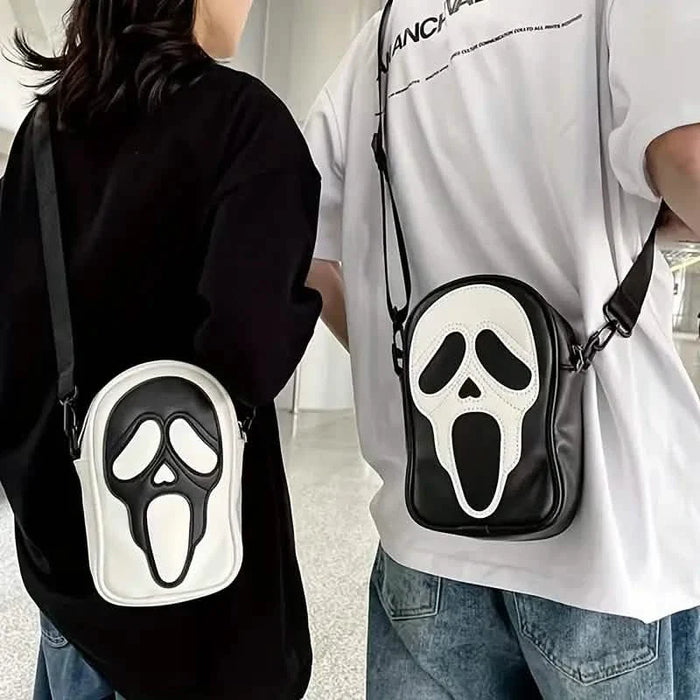 Ghost Skull Pattern Shoulder Bag by DailySale