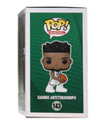 Giannis Antetokounmpo Signed Bucks #143 Funko Pop! Vinyl Figure (JSA) JSA Witnessed by Price Is Right Miami