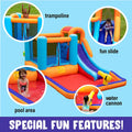 Giant Bounce House Water Slide with Pool Area by DailySale