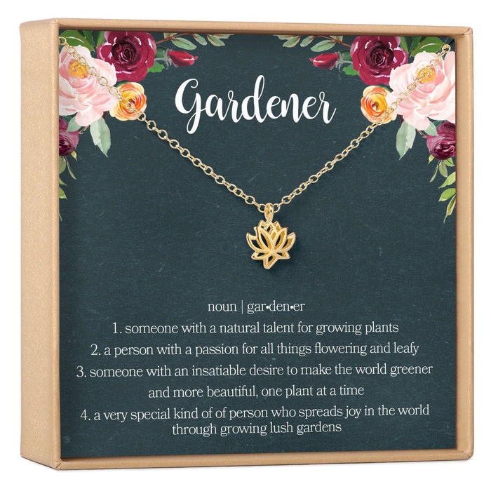 Gift for Gardener Necklace by Dear Ava