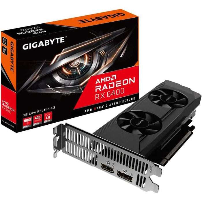 Gigabyte AMD Radeon RX 6400 Graphics Card 4GB 64-Bit (Refurbished) by DailySale
