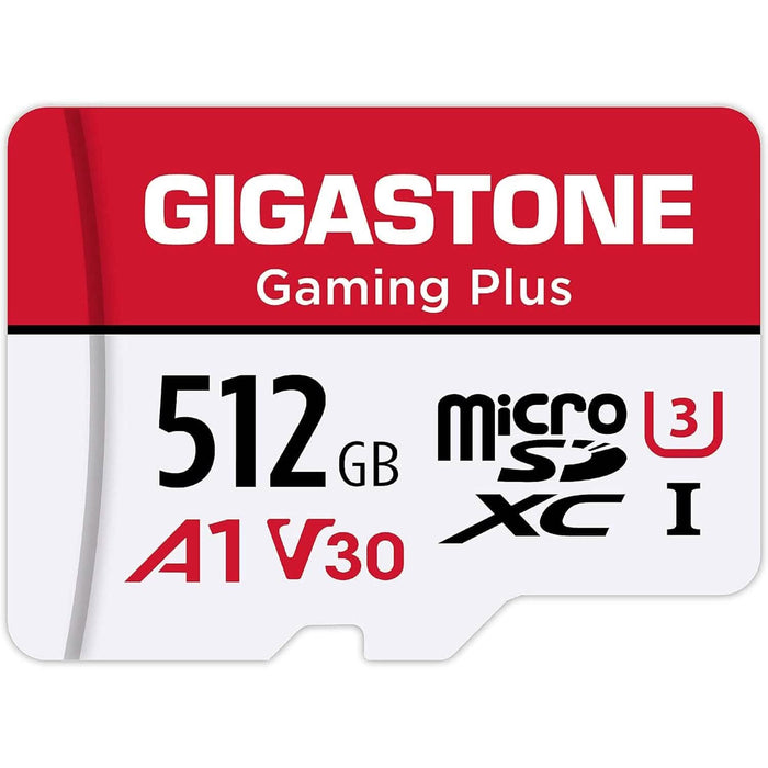 Gigastone 512GB MicroSDXC Memory Card with Adapter (Refurbished) by DailySale