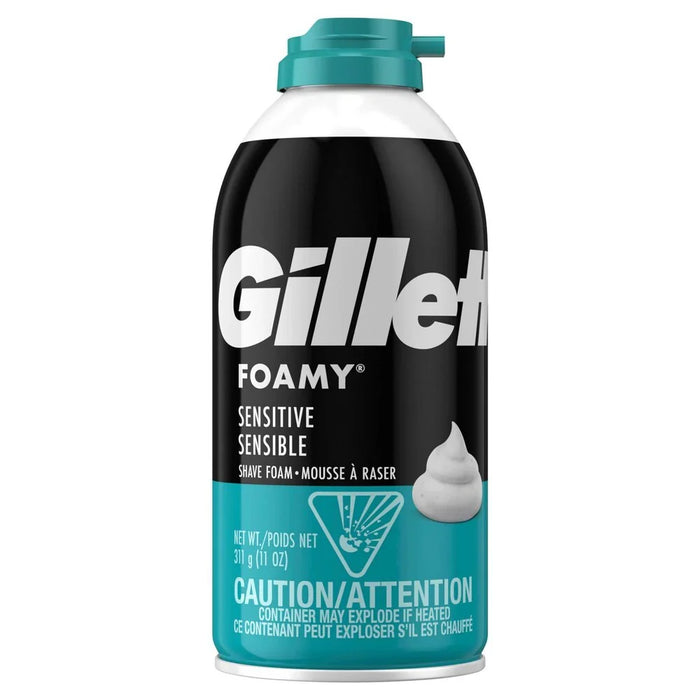 Gillette Foamy Sensitive Skin Shave Foam 11 oz by Pasteur Pharmacy