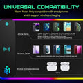 GIM Wireless Charging RGB Gaming Mouse Pad 10W (Refurbished) by DailySale