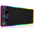 GIM Wireless Charging RGB Gaming Mouse Pad 10W (Refurbished) by DailySale