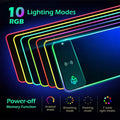GIM Wireless Charging RGB Gaming Mouse Pad 10W (Refurbished) by DailySale