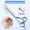 Gimars 6-in-1 Professional Stainless Steel Safety Pet Grooming Scissors by DailySale
