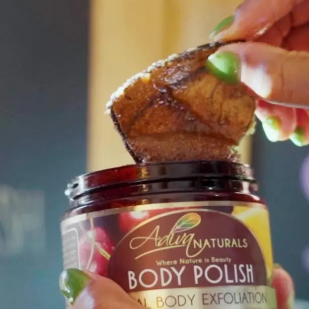 Ginger and Sugar Body Polish *Luxe Limited Edition* Cherry Pineapple (Seasonal) by Adiva Naturals
