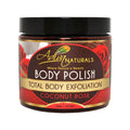 Ginger and Sugar Body Polish Scrub - Coconut Rose by Adiva Naturals