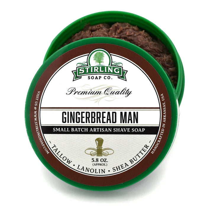 Stirling Soap Co. Gingerbread Man Shaving Collection by Pasteur Pharmacy