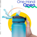 Giotto 32oz Leakproof BPA Free Drinking Water Bottle with Time Marker & Straw by DailySale