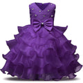 Girl Dress Kids Ruffles Lace Party Wedding Gown by DailySale