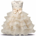 Girl Dress Kids Ruffles Lace Party Wedding Gown by DailySale