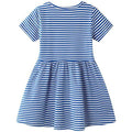 Girl's Cotton Casual Striped Jersey Dress by DailySale