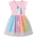 Girl's Cotton Casual Unicorn Dress by DailySale
