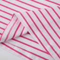 Girls Cotton Long Sleeve Casual Cartoon Appliques Striped Jersey Dress by DailySale
