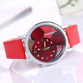 Girls Cute Elegant Hollow Out Mouse Quartz Watch With Faux Leather Band by DailySale