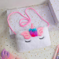 Girls Cute Sequin Plush Unicorn Tie Dye Bag by DailySale