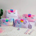 Girls Cute Sequin Plush Unicorn Tie Dye Bag by DailySale