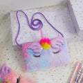 Girls Cute Sequin Plush Unicorn Tie Dye Bag by DailySale