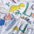 Girl's Dinosaur Tunic Short Sleeve Summer Casual Dress by DailySale