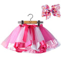 Girl's Layered Ballet Tulle Rainbow Tutu Skirt by DailySale