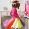 Girls' Rainbow Casual Dress by DailySale