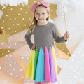Girls' Rainbow Casual Dress by DailySale