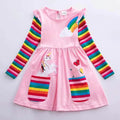 Girls' Unicorn Rainbow Flower Dress by DailySale