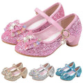 Girls'Heels Party Mary Jane Basic Pump Dress Crystal Bowknot by DailySale