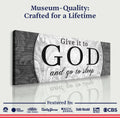 Give It To God And Go To Sleep Faith Sign III by Tailored Canvases