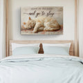 Give It To God And Go To Sleep Faith Sign XI by Tailored Canvases