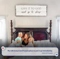 Give It To God And Go To Sleep Sign VI by Tailored Canvases