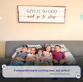 Give It To God And Go To Sleep Sign VI by Tailored Canvases