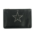 Givenchy Black Leather Star Clutch Bag #2661 by Bolt Boutique