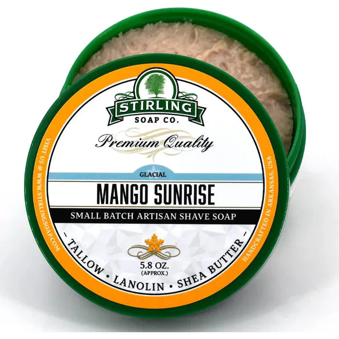 Stirling Soap Co. Mango Sunrise Glacial Shaving Collection by Pasteur Pharmacy
