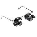 Glasses Type 20X Magnifier With White Led Light by DailySale