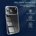 Glitter Clear Case Compatible with iPhone 17 Pro, Sparkly Hard Back Cover, Transparent by Generic