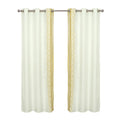 Global Embroidered Window Panel Pair by DailySale