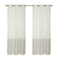 2-Piece Set: Global Mali Embroidered Window Panel Pair by DailySale