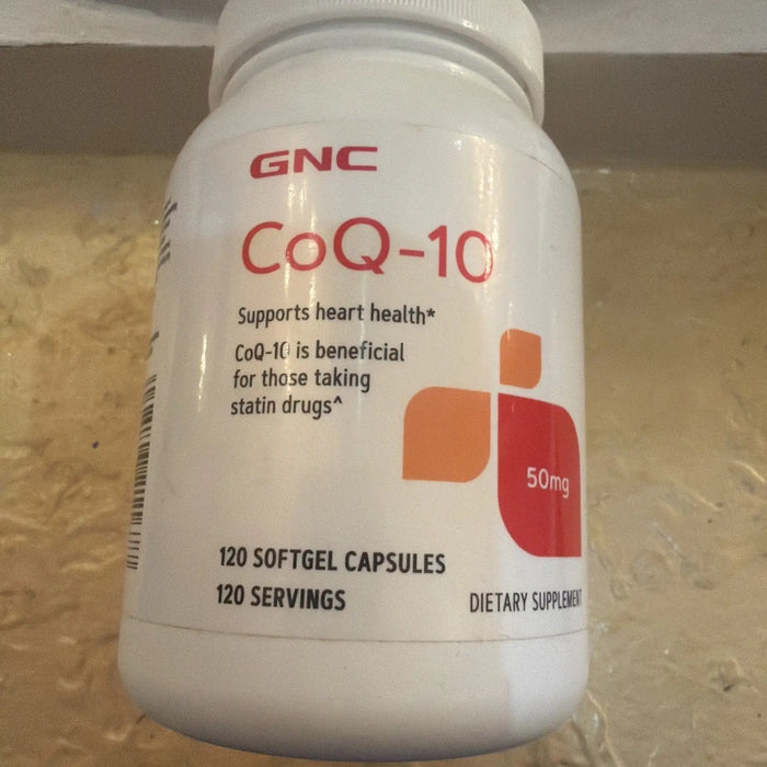 GNC CoQ10 50mg Nutritional Supplement 120 Count Supports Heart Health 7/27 by Price Is Right Miami