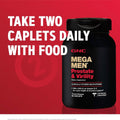 GNC Mega Men Prostate and Virility Supports Optimal Sexual Health and Prostate Health 90 Caplets by DailySale