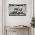Goat Farm Sign II by Tailored Canvases
