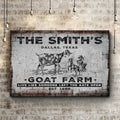 Goat Farm Sign II by Tailored Canvases