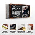 God Bless The Broken Road That Led Me To You Sign by Tailored Canvases