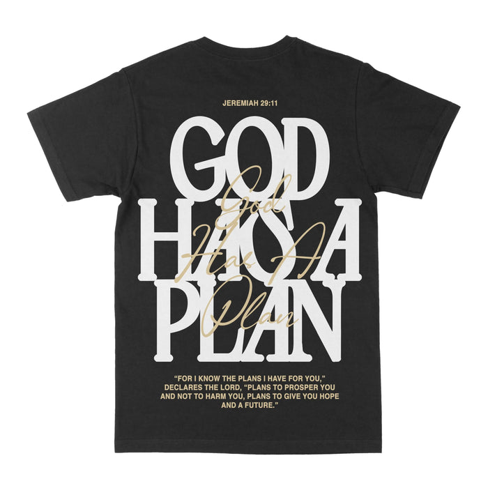 God Has A Plan Graphic Tee by Obsessed with graphic tees