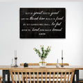 God Is Great God Is Good Prayer Sign III by Tailored Canvases