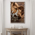 God Is Within Her She Will Not Fall Psalm 46:5 Faith Sign IV by Tailored Canvases