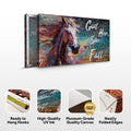 God Is Within Her She Will Not Fall Psalm 46:5 Faith Sign V by Tailored Canvases