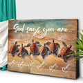 God Says You Are Faith Sign by Tailored Canvases